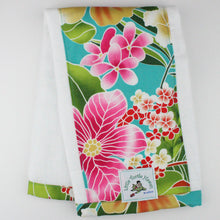 Load image into Gallery viewer, Hawaiian Baby Burp Cloth: Kauwela Teal