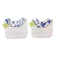 Load image into Gallery viewer, 2-Piece Gift Set: Bibs: Kanu Blue and White