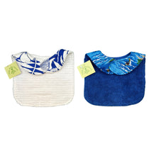 Load image into Gallery viewer, 2-Piece Gift Set: Bibs: Lahaina Blue