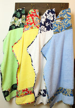 Load image into Gallery viewer, 3-Piece Gift Set: Bib + Burp Cloth + Hooded Towel: Honu Dreams Turquoise
