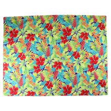 Load image into Gallery viewer, 3-Piece Gift Set: Burp Cloth + Baby Blanket + Hooded Towel: Ho&#39;omaluhia Lime Green