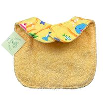Load image into Gallery viewer, 3-Piece Gift Set: Bib + Burp Cloth + Hooded Towel: Water Babies Yellow