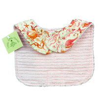 Load image into Gallery viewer, 3-Piece Gift Set: Bib + Burp Cloth + Baby Blanket: Seashore Pink