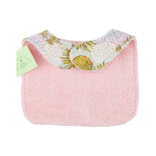 Load image into Gallery viewer, 2-Piece Gift Set: Bib + Burp Cloth: Pineapple Pink