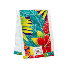 Load image into Gallery viewer, 2-Piece Gift Set: Bib + Burp Cloth: Ho&#39;omaluhia Multi