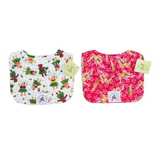 2-Piece Gift Set: Bibs: Hula Babies Multi