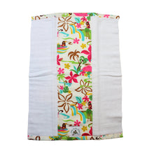 Load image into Gallery viewer, 2-Piece Gift Set: Bib + Burp Cloth: Hula Honey&#39;s Cream