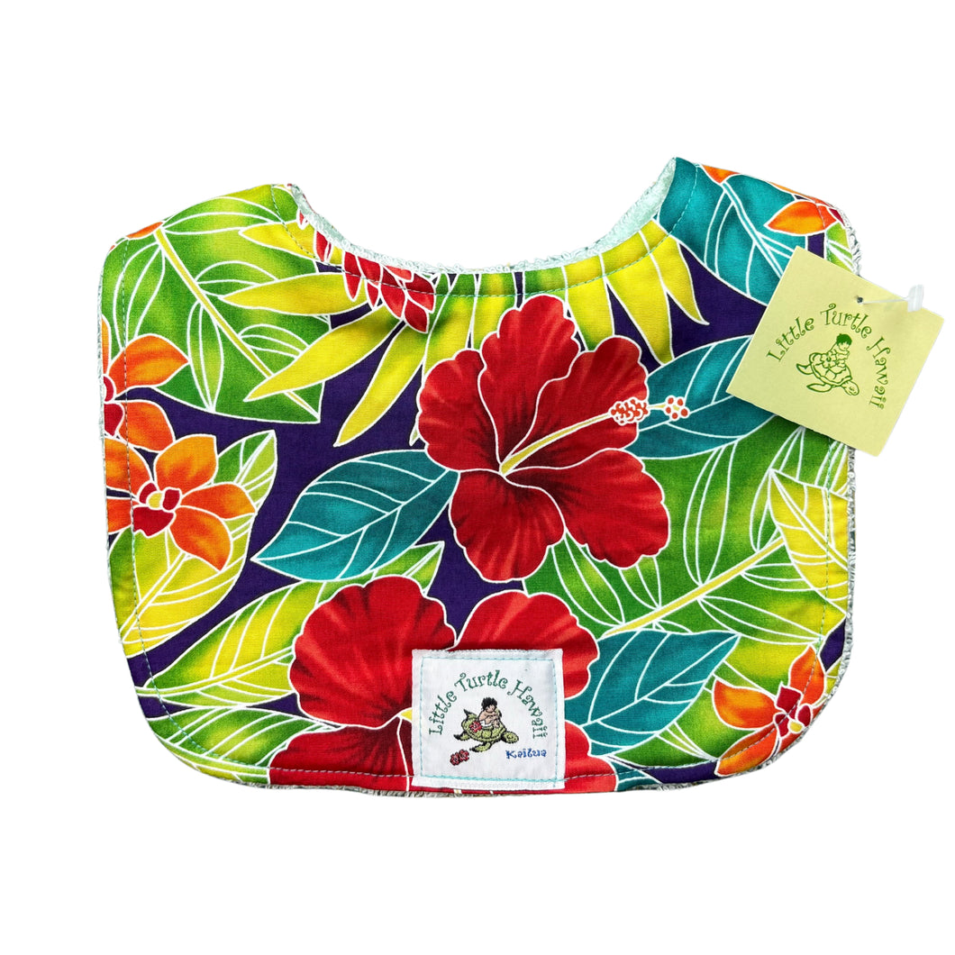 Hawaiian Baby Bib: Ho'omaluhia Multi