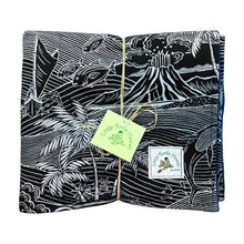 Load image into Gallery viewer, 2-Piece Gift Set: Bib + Baby Blanket: Kawika Black and Slate