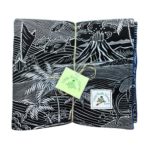 Hawaiian Baby Blanket: Kawika Black and Slate