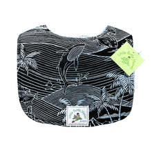Load image into Gallery viewer, 2-Piece Gift Set: Bib + Baby Blanket: Kawika Black and Slate