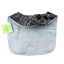 Load image into Gallery viewer, 2-Piece Gift Set: Bib + Baby Blanket: Kawika Black and Slate