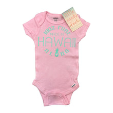 Load image into Gallery viewer, &quot;100% Pure Aloha, Made in Hawaii&quot; Onesie: Pink