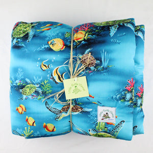 Made to Order, Coordinating Hawaiian Baby Gifts: Honu Dreams Turquoise