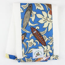 Load image into Gallery viewer, Hawaiian Baby Burp Cloth: Surfer Boy Blue