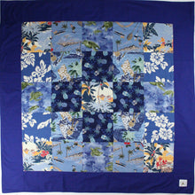 Load image into Gallery viewer, Hawaiian Baby and Toddler Patchwork Blanket: Ekahi Blue Pineapple Patch Patchwork
