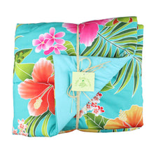 Load image into Gallery viewer, Hawaiian Print Baby Comforter: Kauwela Teal