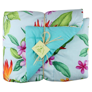 Hawaiian Print Baby Comforter: Ka Ua Aloha Sky