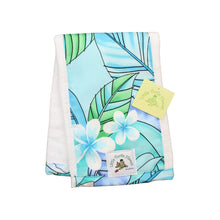 Load image into Gallery viewer, 2-Piece Gift Set: Bib + Burp Cloth: Kamalani Aqua