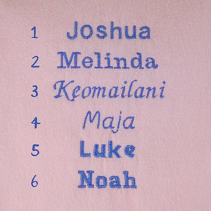 Personalized, Made to Order, Coordinating Hawaiian Baby Gifts: Melia Plumeria Pink