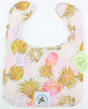 Load image into Gallery viewer, Hawaiian Baby Bib: Pineapple Pink