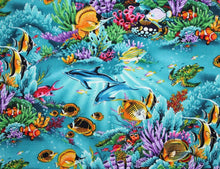 Load image into Gallery viewer, Personalized, Made to Order, Coordinating Hawaiian Baby Gifts: Ocean Reef Dreams Turquoise