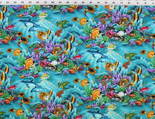 Load image into Gallery viewer, Personalized, Made to Order, Coordinating Hawaiian Baby Gifts: Ocean Reef Dreams Turquoise