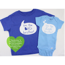 Load image into Gallery viewer, Little Brother Onesie: Light Blue
