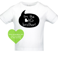 Load image into Gallery viewer, Little Brother Onesie: White